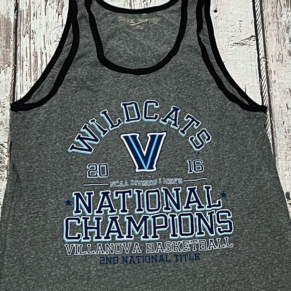 Villanova University Wildcats 2016 National Champions Tank Top Tee Tshirt - Picture 4 of 5